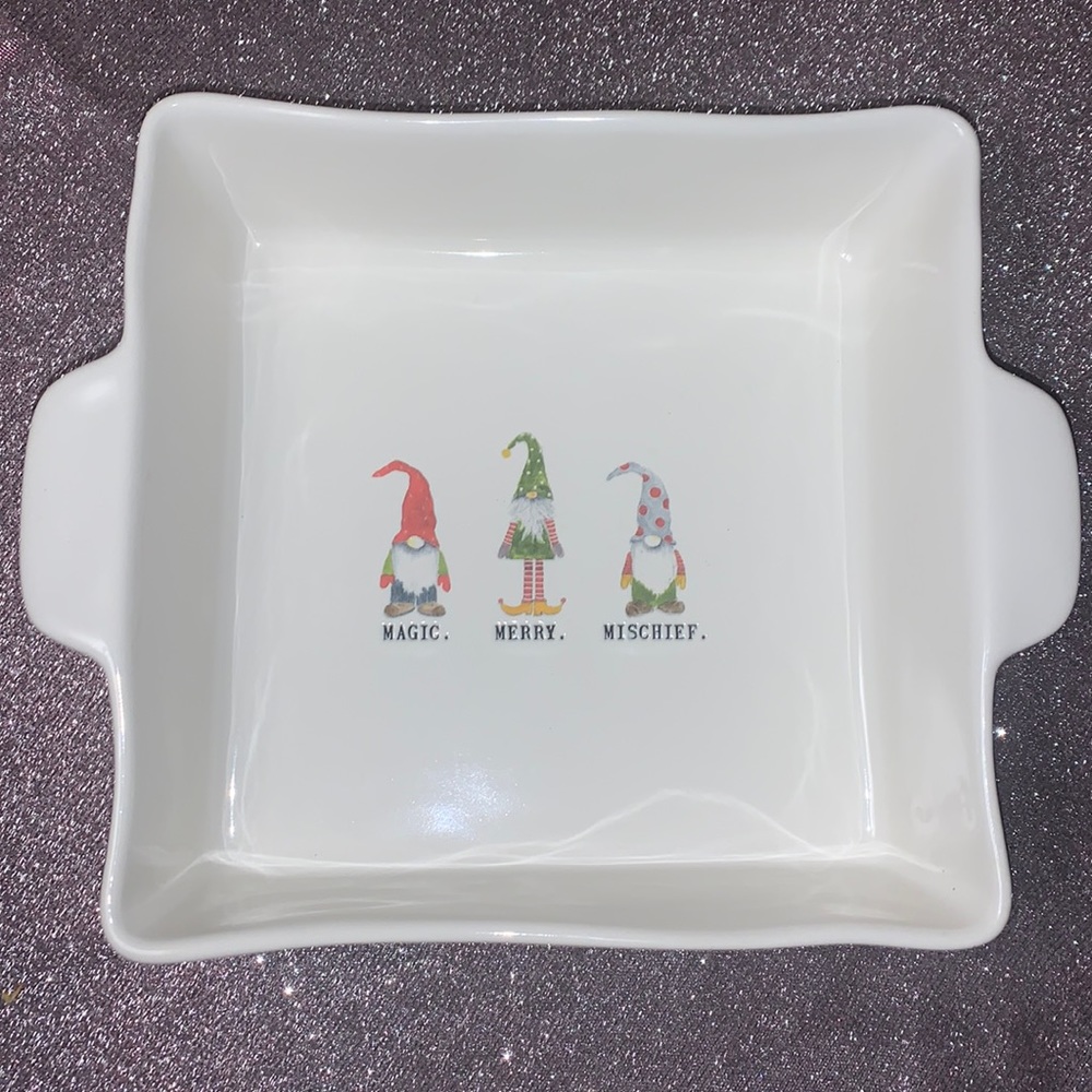 Rae Dunn‎ Baking Dish Christmas Gnome